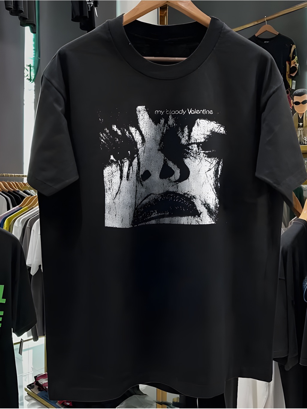 1995 My Bloody Valentine Seminal Ep Rare Washed Black TShirt